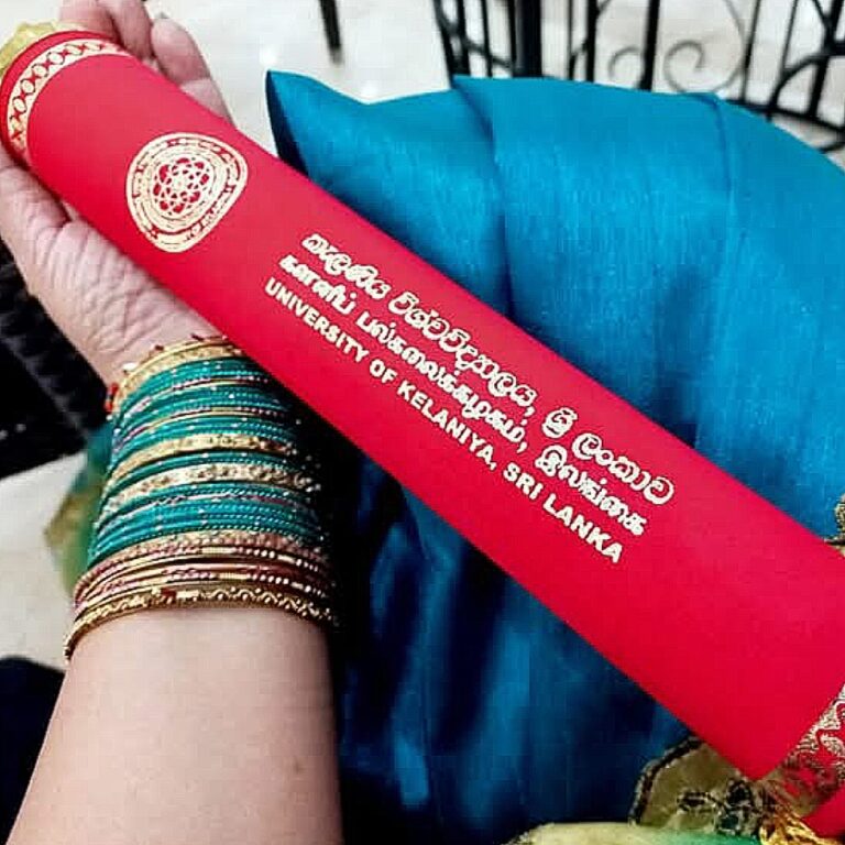 Tharaka Wasalamudaliarachchi's graduation with a Master's degree in Political Science